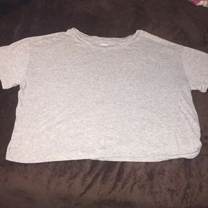 Gray croptop